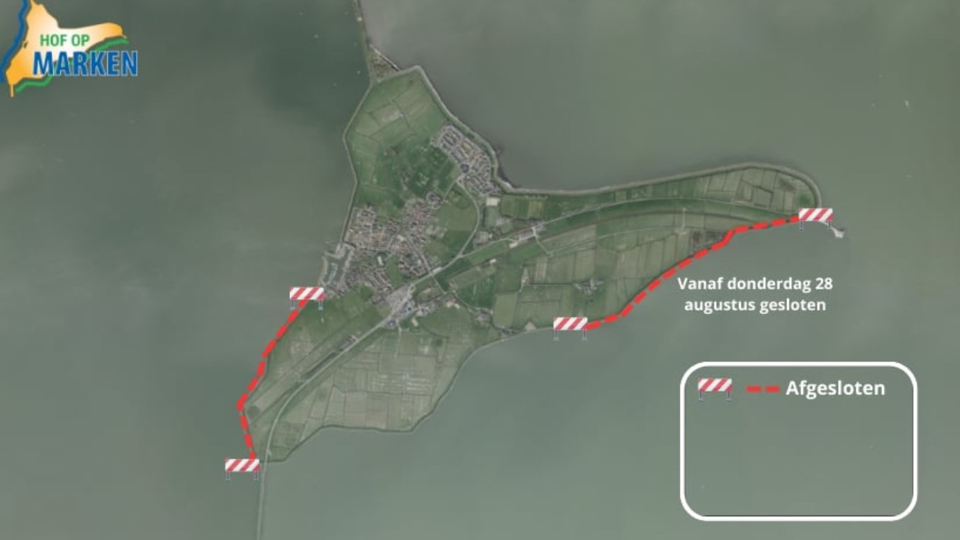 Weekbericht afsluitingen (week 35: 25 t/m 29 augustus)